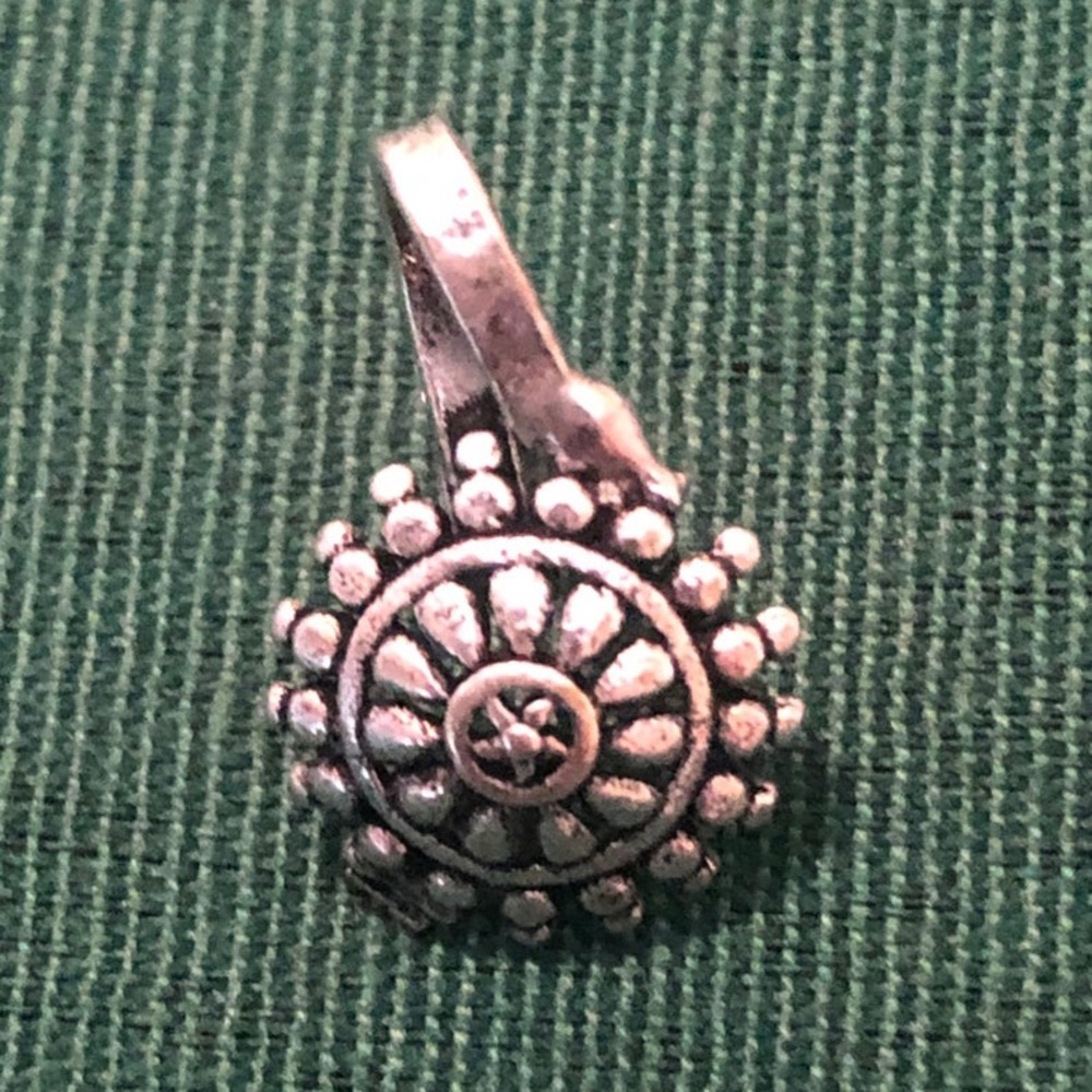 Indian Nose Ring Oxidized Light Weight Nose Ring